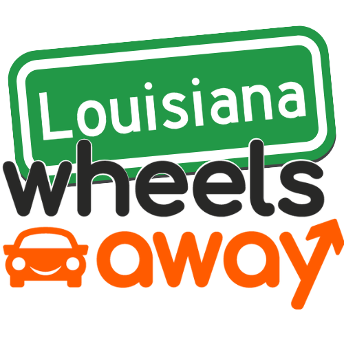 wheelsaway logo imposed on to louisiana road sign