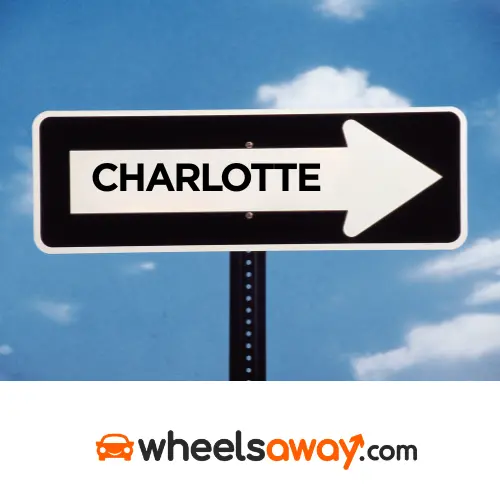 charlotte road sign with wheelsaway logo