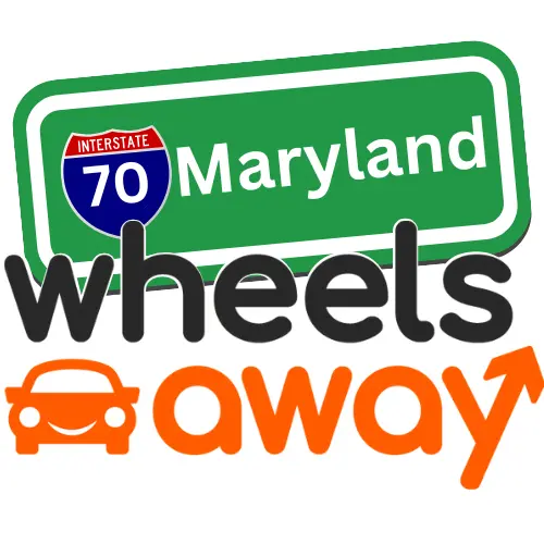 wheelsaway logo imposed on maryland road sign