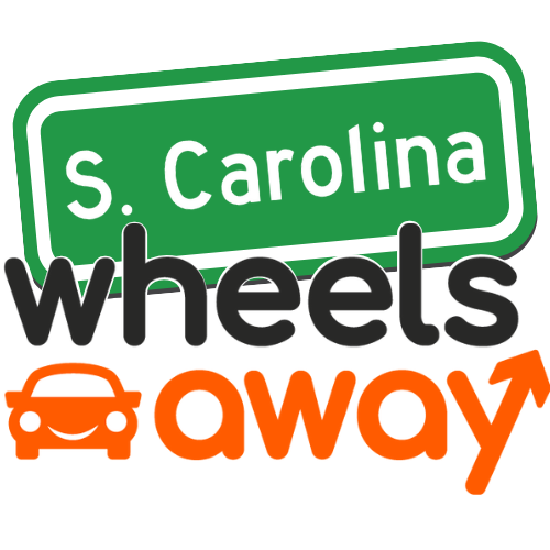 wheelsaway icon imposed on south carolina road sign
