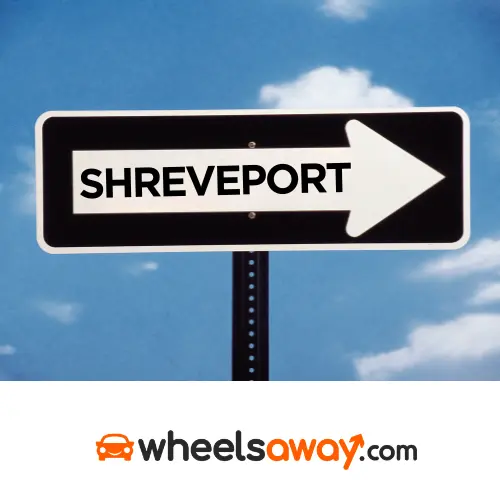 shreveport road sign with wheelsaway logo