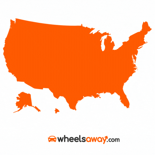 animated map of the U.S. with pins dropping