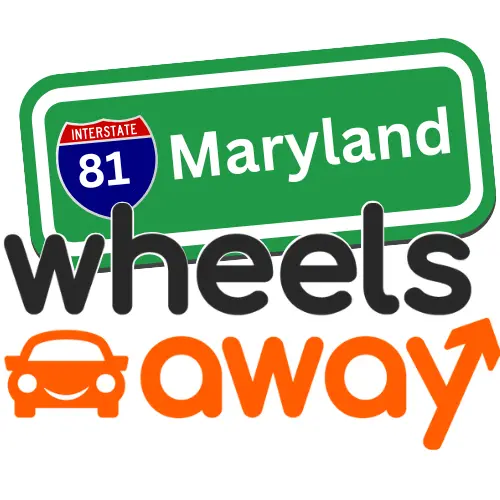 wheelsaway logo imposed on maryland road sign 