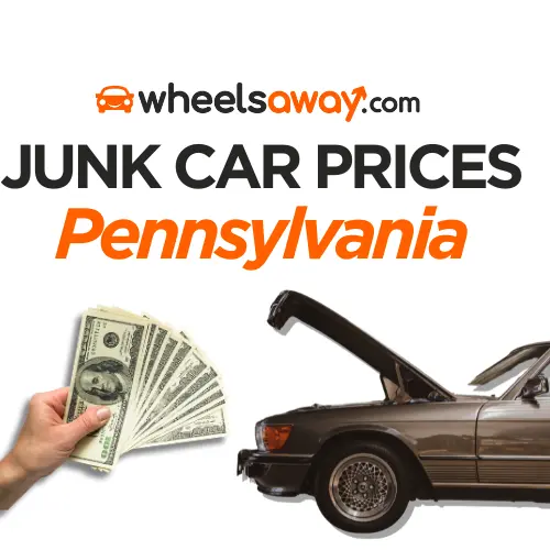 junk car prices in pennsylvania graphic