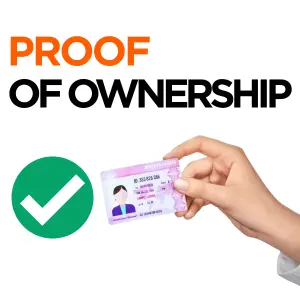 proof of ownership graphic
