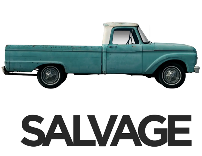 salvage car graphic
