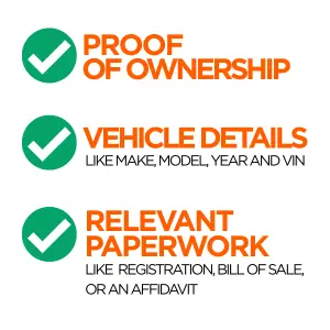 no title requirements checklist